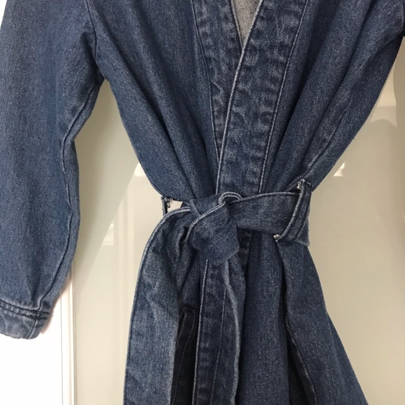 Vintage Jean Ankle Length Jacket - Picture 5 of 5